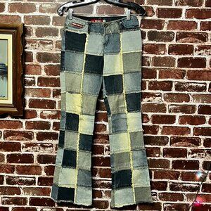 Bongo Vintage Patchwork Denim Jeans